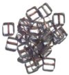 25 9x8x3mm Crystal with Bronze Edge Windows